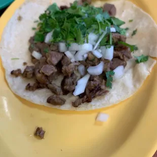 Bistec taco