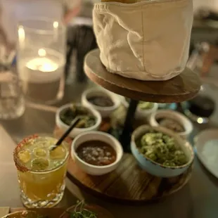 Salsa &amp; Guacamole tower