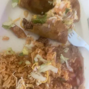 Hamburger Tacos plate. Best Tomatoes  salsa. . I hear the burritos are awesome .