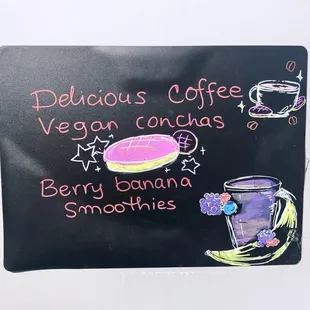 a sign for a coffee shop