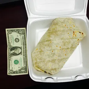It's a big burrito!!