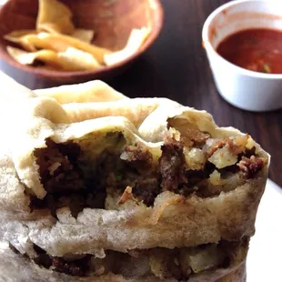 California burrito. Money shot