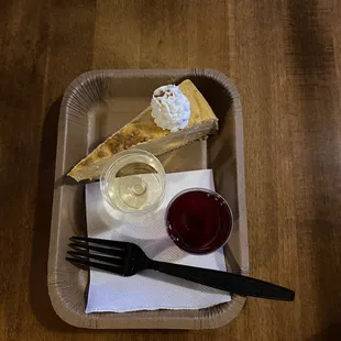 Sweet and Dry Tasting with Pumpkin Cheesecake