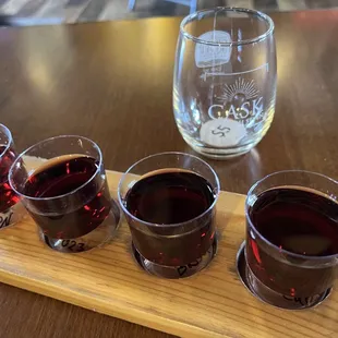 Tiny Flight - $17 includes souvenir glass and $5 token as coupon off one bottle