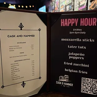 $4 Happy Hour Bites!