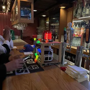  bartender at the bar