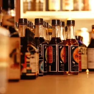 Large bitters selection