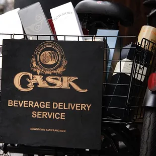 Cask local courier service!