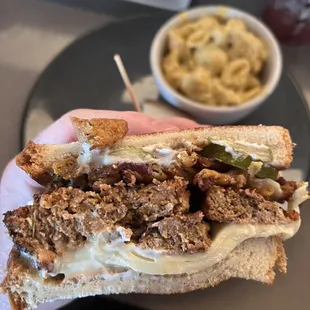 Meatloaf Sandwich - Cheese could've been melted but otherwise really tasty and would get it again. Mac was alright nothing crazy.