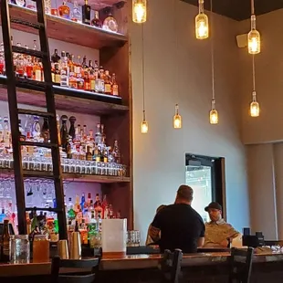 Bar area right side view.