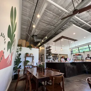 Inside the establishment