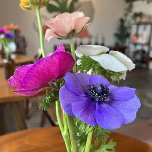 Stunning flower arrangements add to the charm.