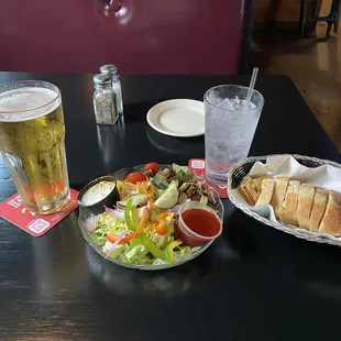 Love Love Love the super cold and crunchy side salad!