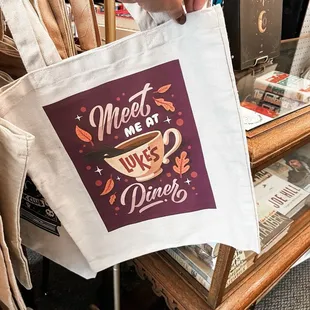 $10 Tote bags and a book to also choose designs from!