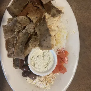 Gyros Platter-Greece Dinner