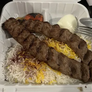 Kubideh Kabob (carry out)