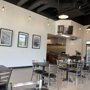 the interior of a restaurant