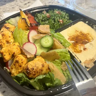 Chicken Fattoush Entree Sampler