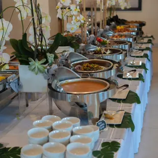 Caspian Lunch Buffet. Wednesday to Friday 11:30am - 2:30pm ($19 per person)