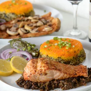 grilled seafood, food, fish, seafood, grilled fish