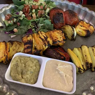 Salmon Kabob healthy choice