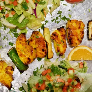 Chicken Kabob Salad