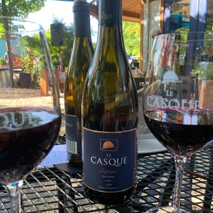 Great wine and fun times on a Friday with music on the patio.