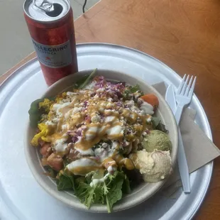 Salad bowl w Meatball Kafta!