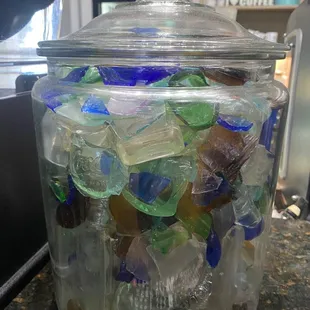 Beautiful sea glass collection