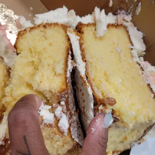 This cake was supposed to be lemon wrong cake