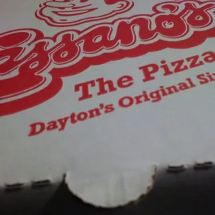 a closeup of the box