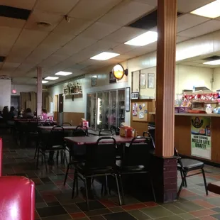Dining room and refrigerated drinks