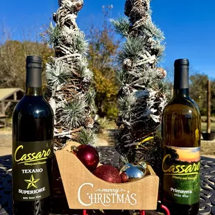 Our version of a Super-Tuscan, and our Pinot Grigio.