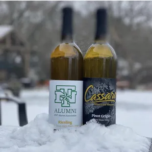 Keeping the white wines chilled