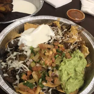 Super nachos up close