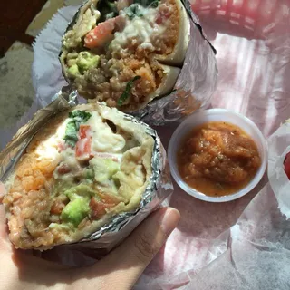 Beef Tongue Burrito