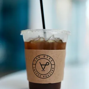 Iced with Americano single origin, Ethiopia Guji washed beans.