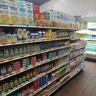 a variety of food items