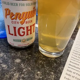 Local Penguin City Light Beer