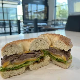 food, bagel, bagels