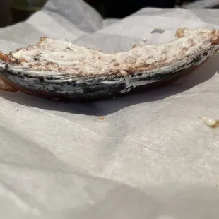Burnt bagel