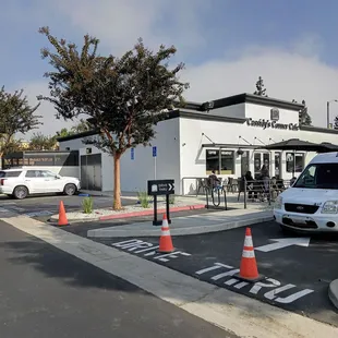 sushi and sashimi, outside