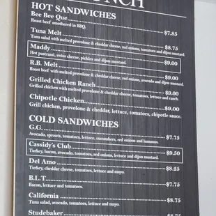 Lunch Menu (served all day)