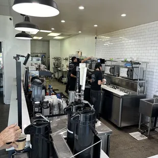 Food/beverage preparation area