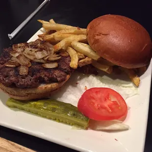 Bronco Burger with Fries