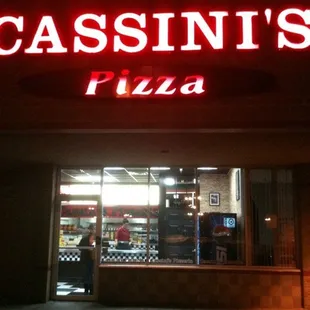 the front of the restaurant