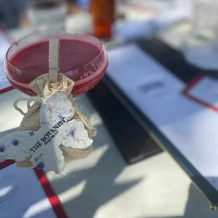 Went to Cassis for a quick brunch and found this beautiful Mother's Day cocktail