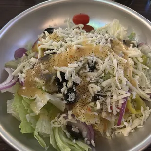 a bowl of salad