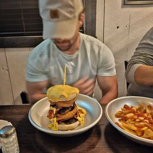 The Avalanche burger!