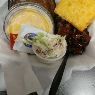 I enjoyed my brisket plate!!